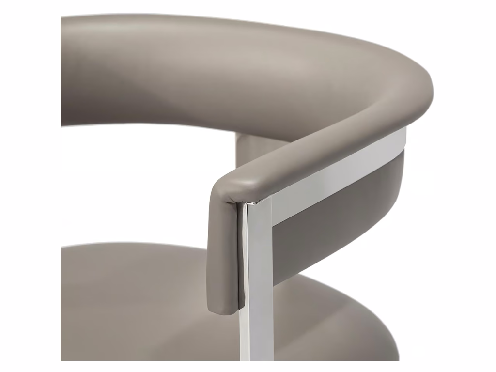 Darcy Dining Chair - Polished Nickel - image 2