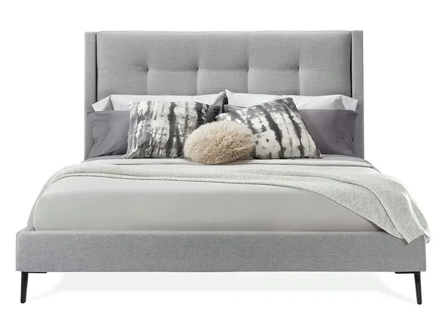 Izzy King Tufted Bed - Alternative View