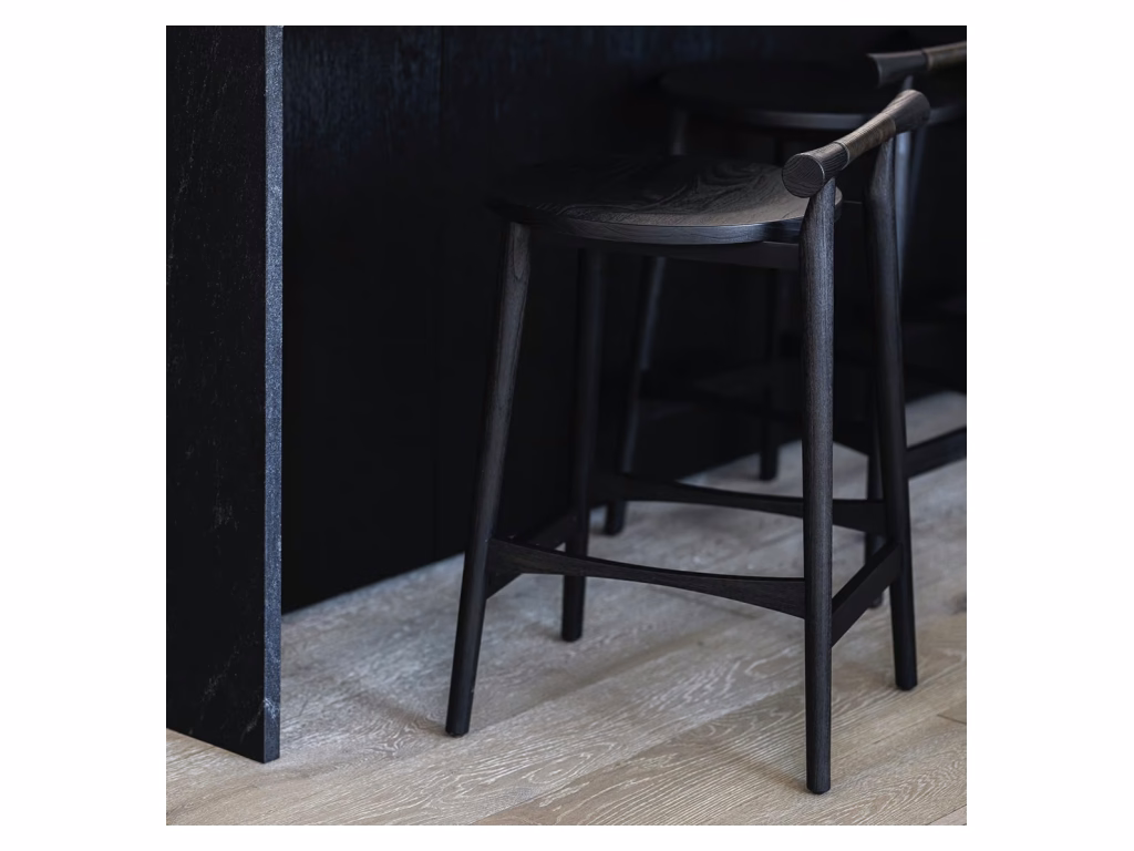 Madeira Counter Stool - Matte Black - image 5
