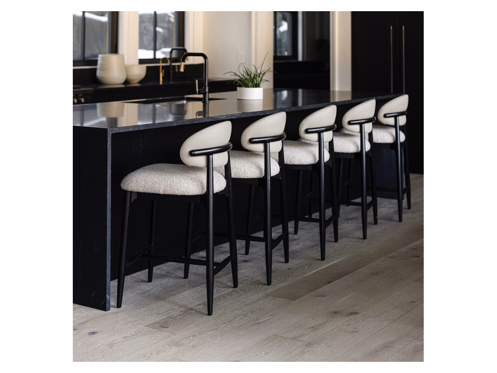 Liam Counter Stool - Matte Black - image 6