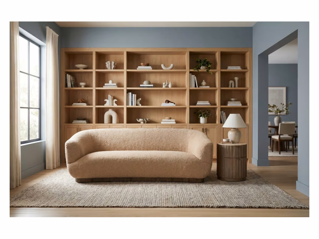 Jolie Classic Sofa with wood plinth - image 3