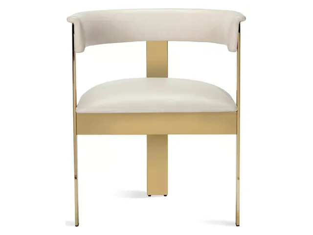 Darcy Dining Chair - Polished Brass - Alternative View