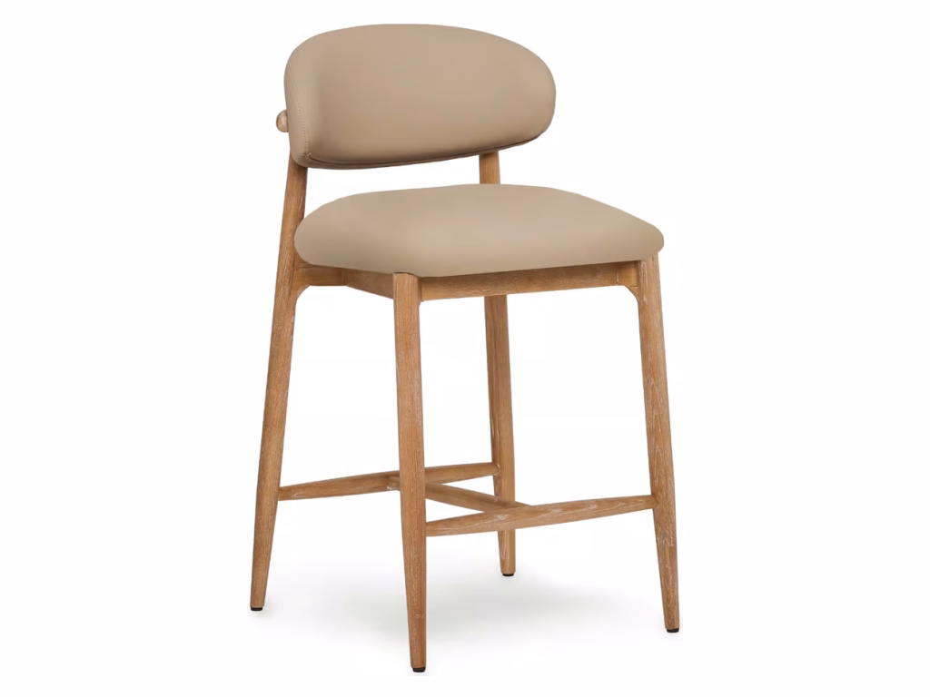 Liam Counter Stool - Whitewash - main image