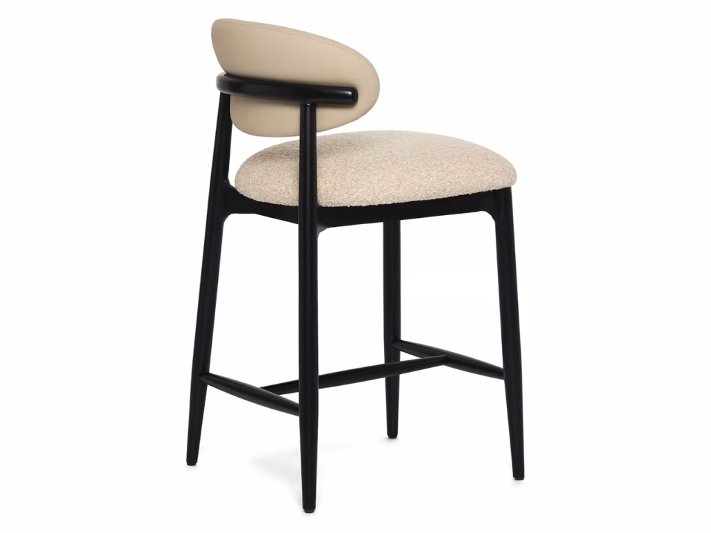 Liam Counter Stool - Matte Black - image 3