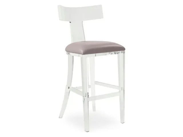 Tristan Acrylic Klismos Bar stool
