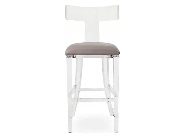 Tristan Acrylic Klismos Bar stool