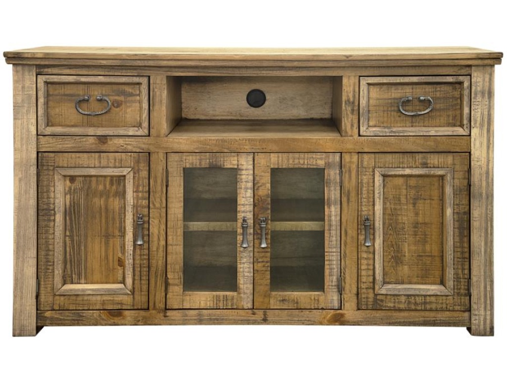 2 Drawer 4 Doors 60" TV Stand - main image