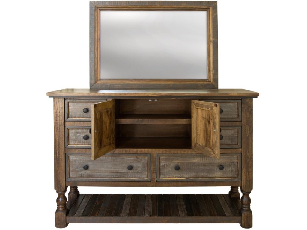 6 Drawer 2 Doors Dresser - image 2