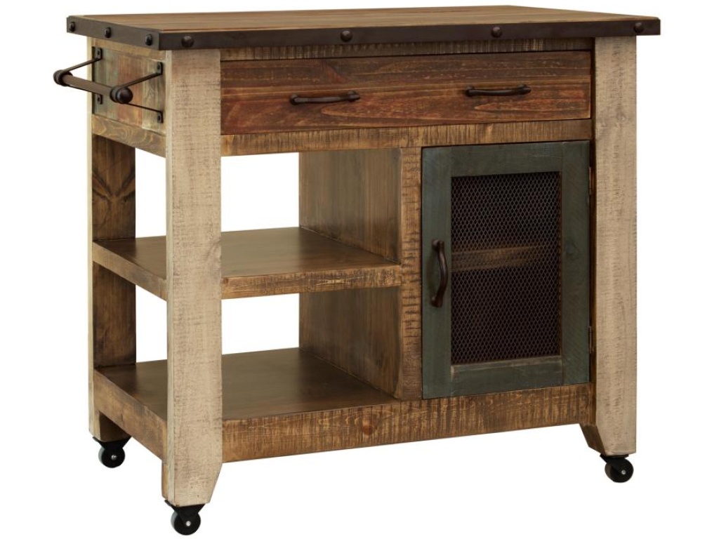 1 Drawer, 1 Mesh Door Kitchen Island - main image