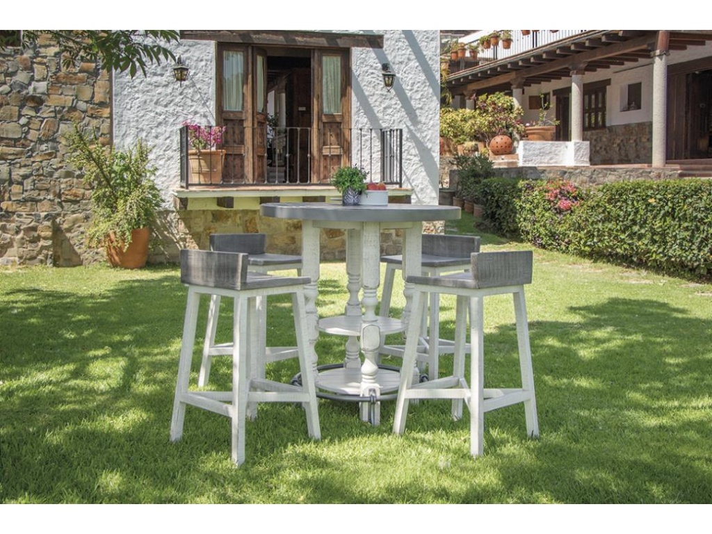 30" Wooden Stool - image 1