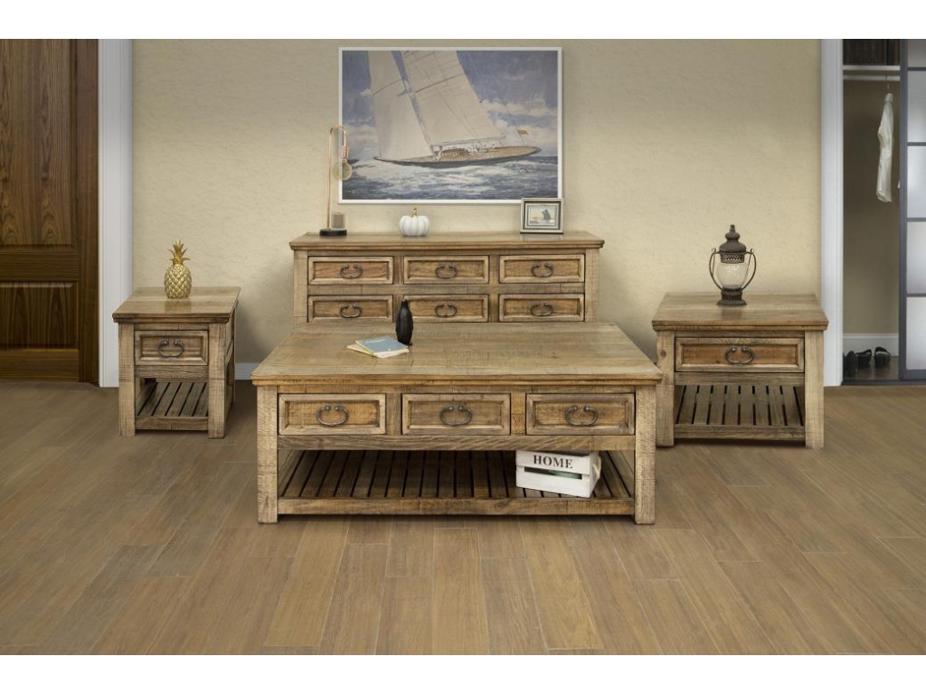 6 Drawer Sofa Table - image 1