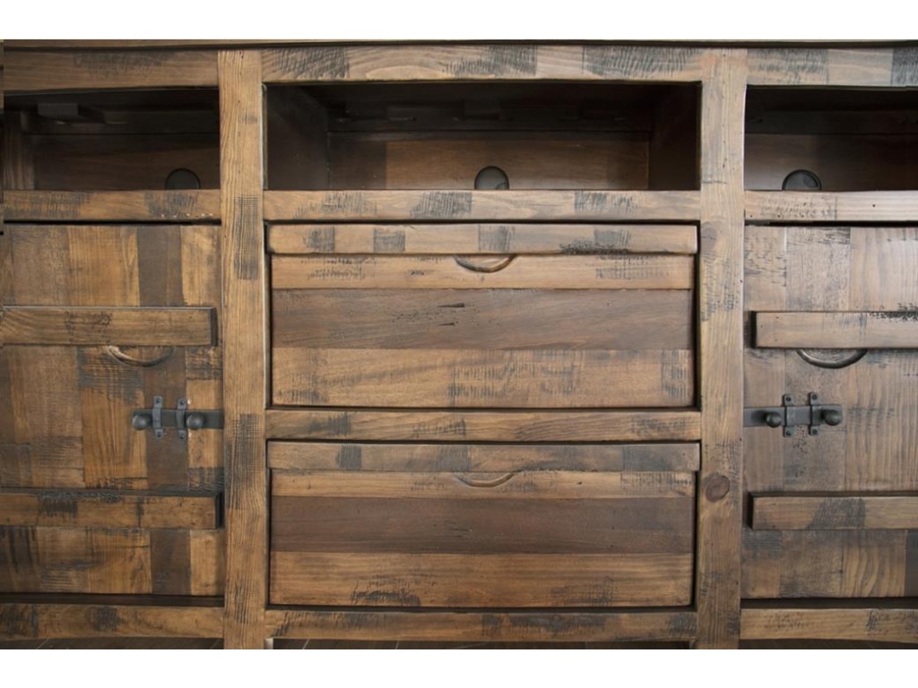 2 Doors 2 Drawer 3 Shelves 80" TV Stand - image 6