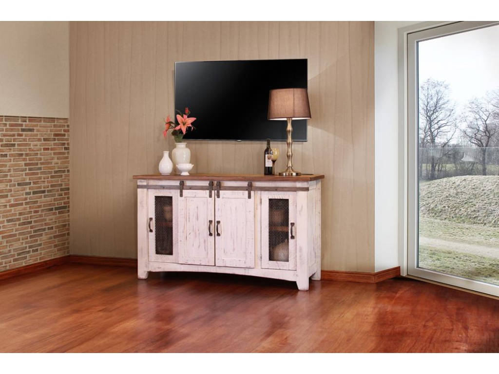 4 Door 60" TV Stand - image 2