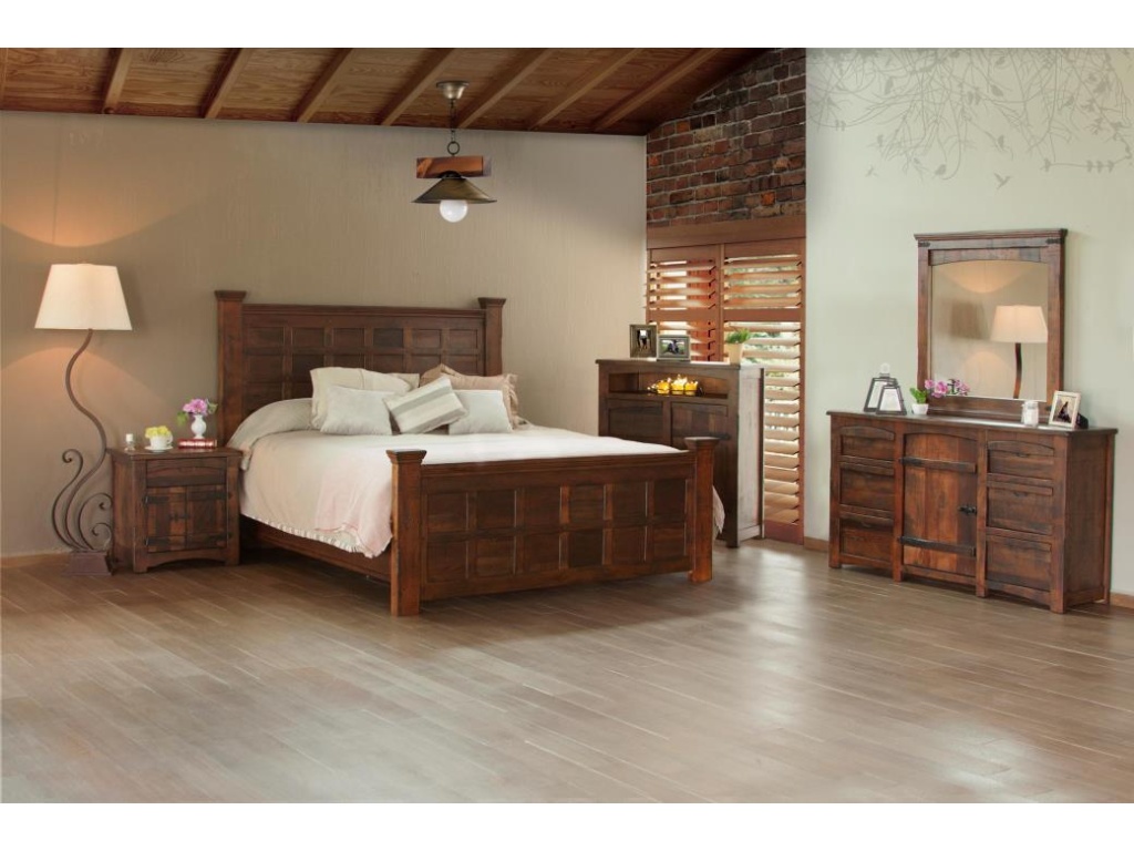 1 Drawer 2 Door Nightstand - image 2