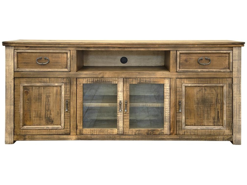 2 Drawer 4 Doors 80" TV Stand - main image