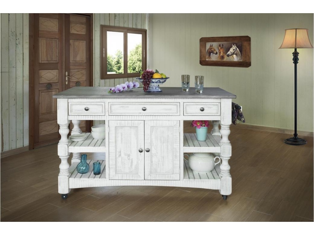 3 Drawer, 2 Doors Kitchen Island - image 1