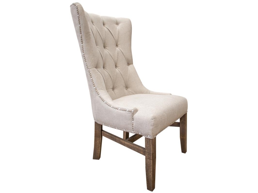 Tufted Backrest Upholstered Chair - main image