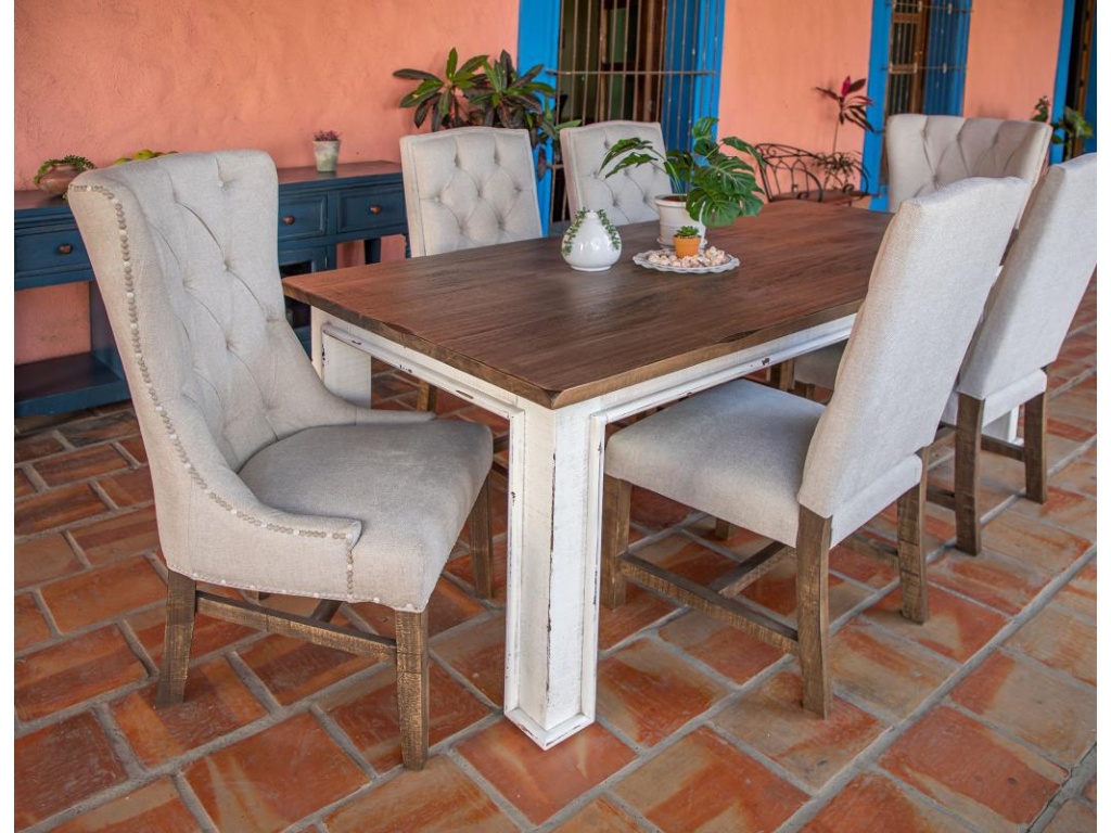 Tufted Backrest Upholstered Chair - image 1