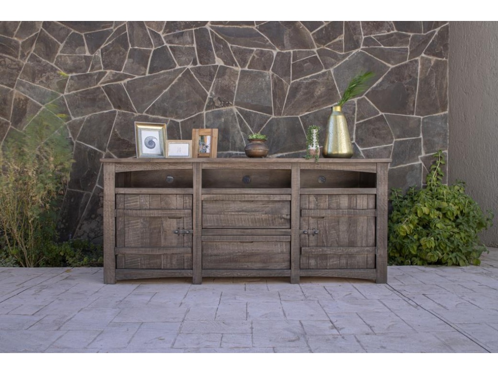 2 Drawer 2 Door 80" TV Stand - image 1