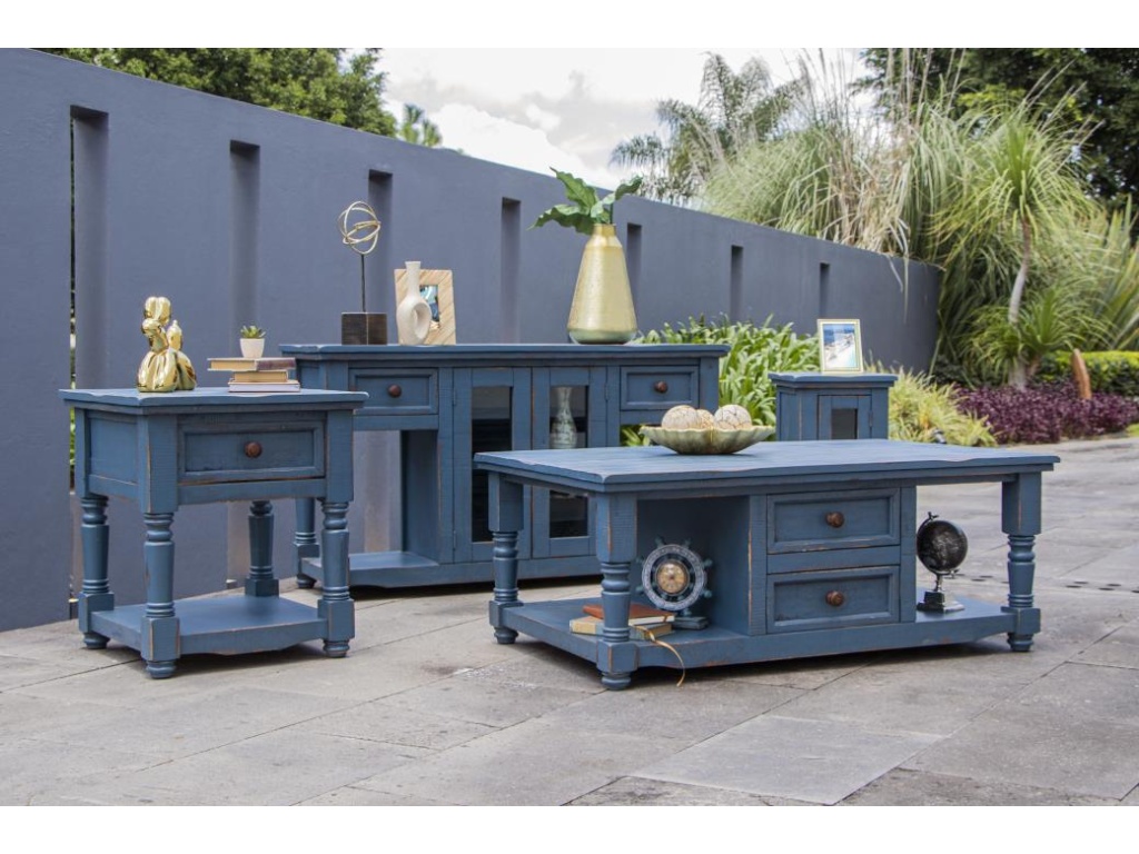 2 Drawer 2 Doors Sofa Table - image 2