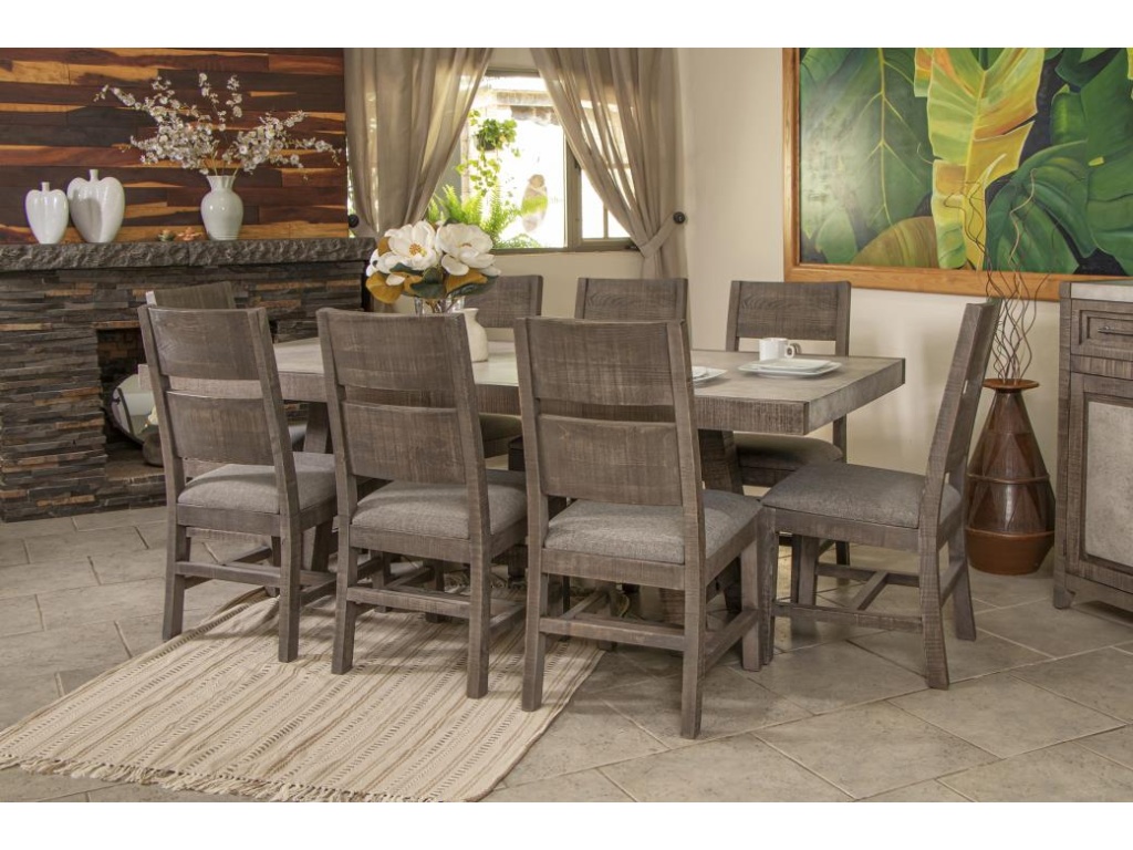Upholstered Seat Wooden Chair - image 2