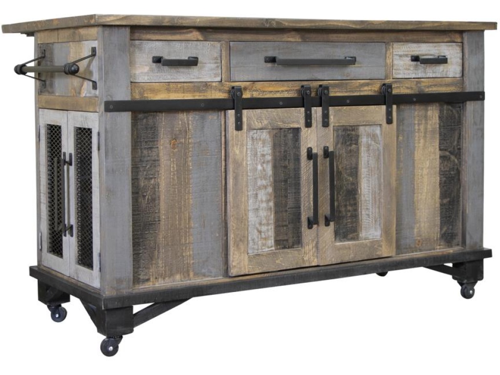 3 Drawer 6 Doors Kitchen Island - main image