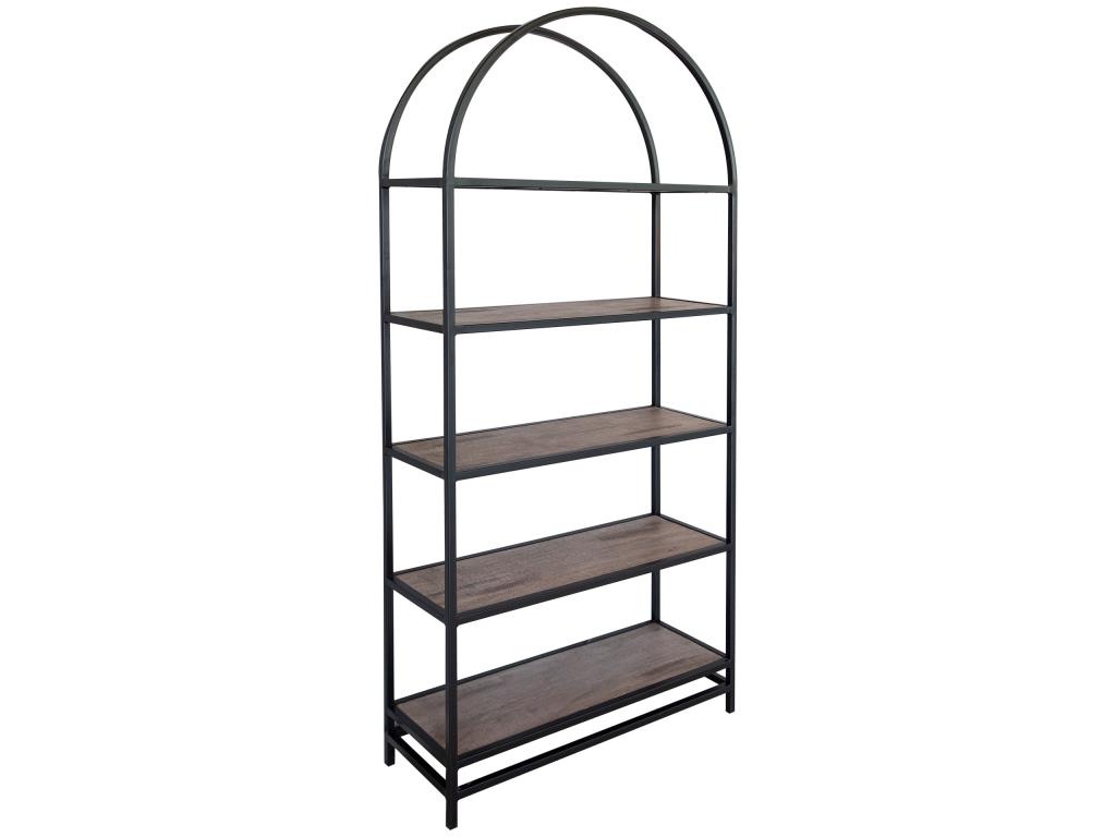 5 Shelves Metal Frame Bookcase - main image