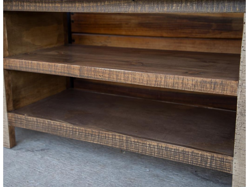 4 Door 93" TV Stand - image 4