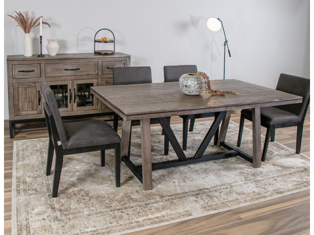 Metal Base Dining Table - image 2