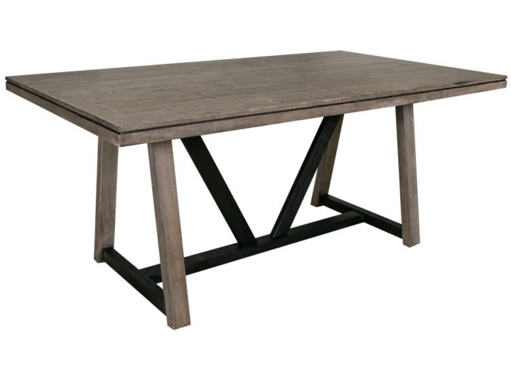 Metal Base Dining Table - main image