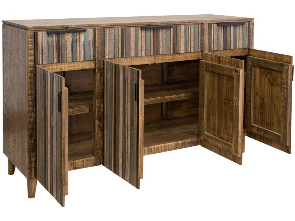 3 Drawer 4 Door Console - image 4