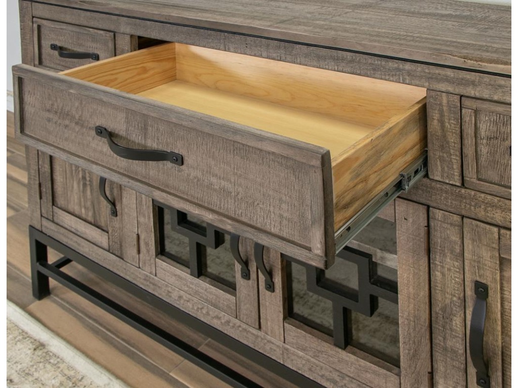 3 Drawer 4 Doors Console - image 4