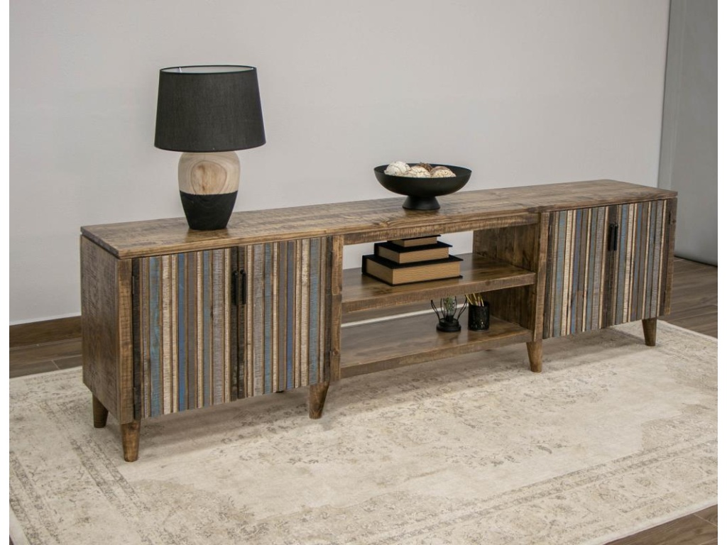 4 Door 93" TV Stand - image 7