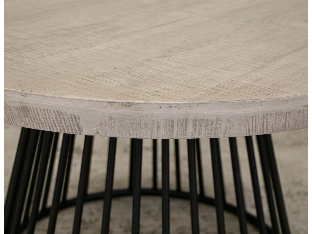 Metal Base Cocktail Table - image 2