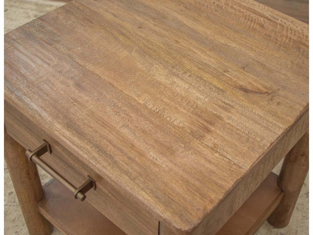 1 Drawer Chairside Table - image 1