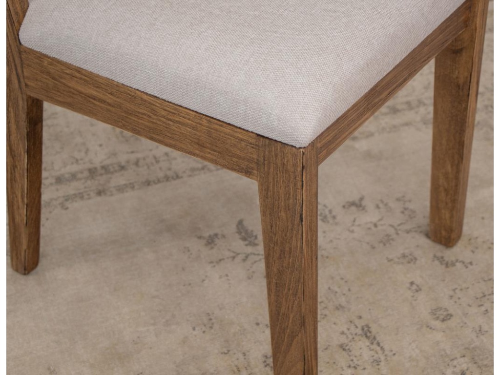 Upholstered Seat Wooden Chair - image 3