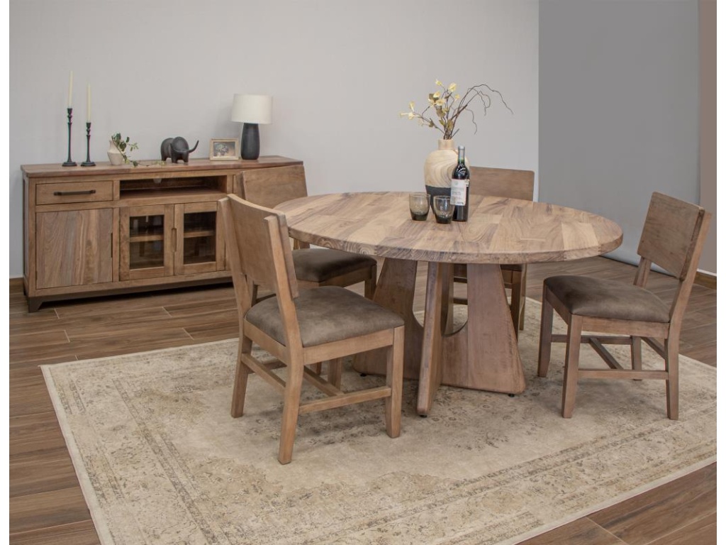 Natural Parota, Round Dining Table - image 2