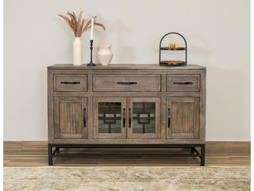 3 Drawer 4 Doors Console - main image