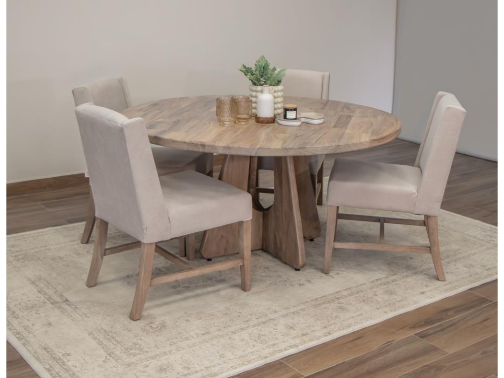Natural Parota, Round Dining Table - image 3