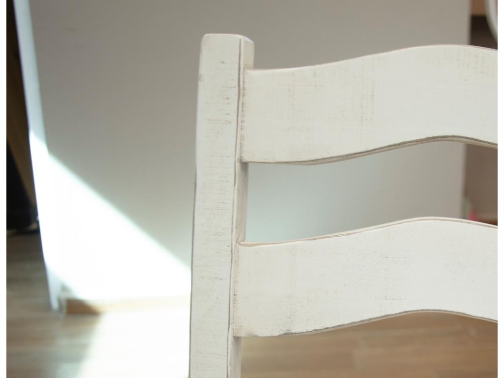 Upholstered Seat Wooden Chair - image 3