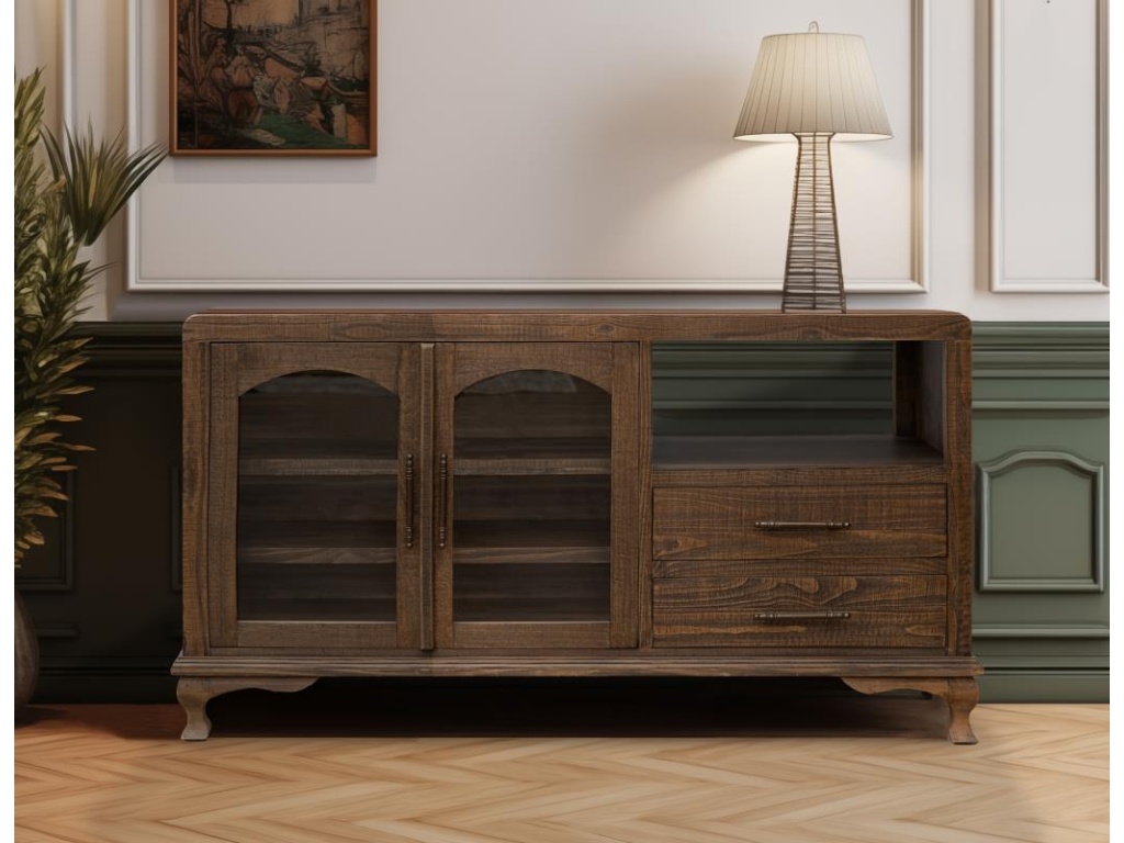 2 Door 2 Drawer Console - image 1