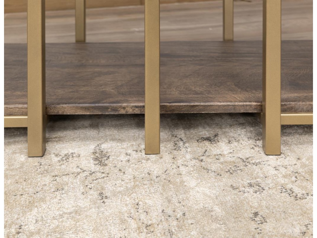 Metal Base Sofa Table - image 3