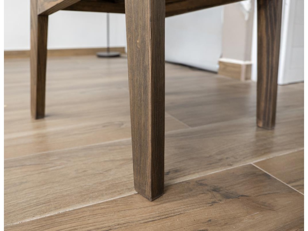 Upholstered Seat Wooden Chair - image 3