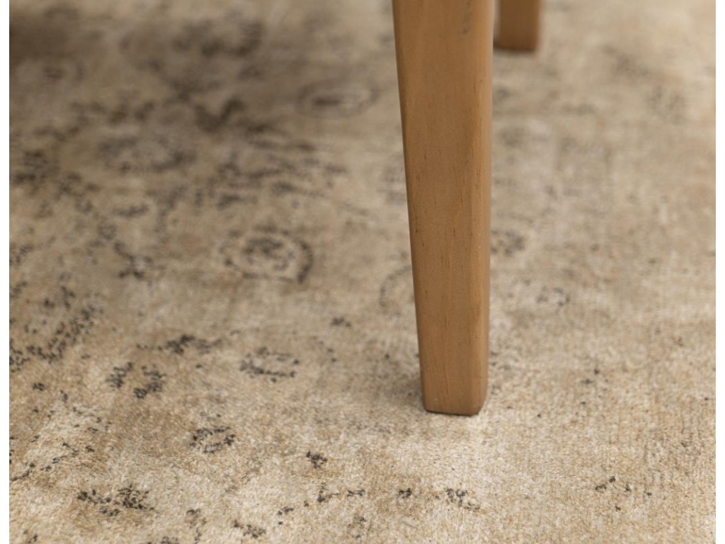 Upholstered Seat Wooden Chair - image 3