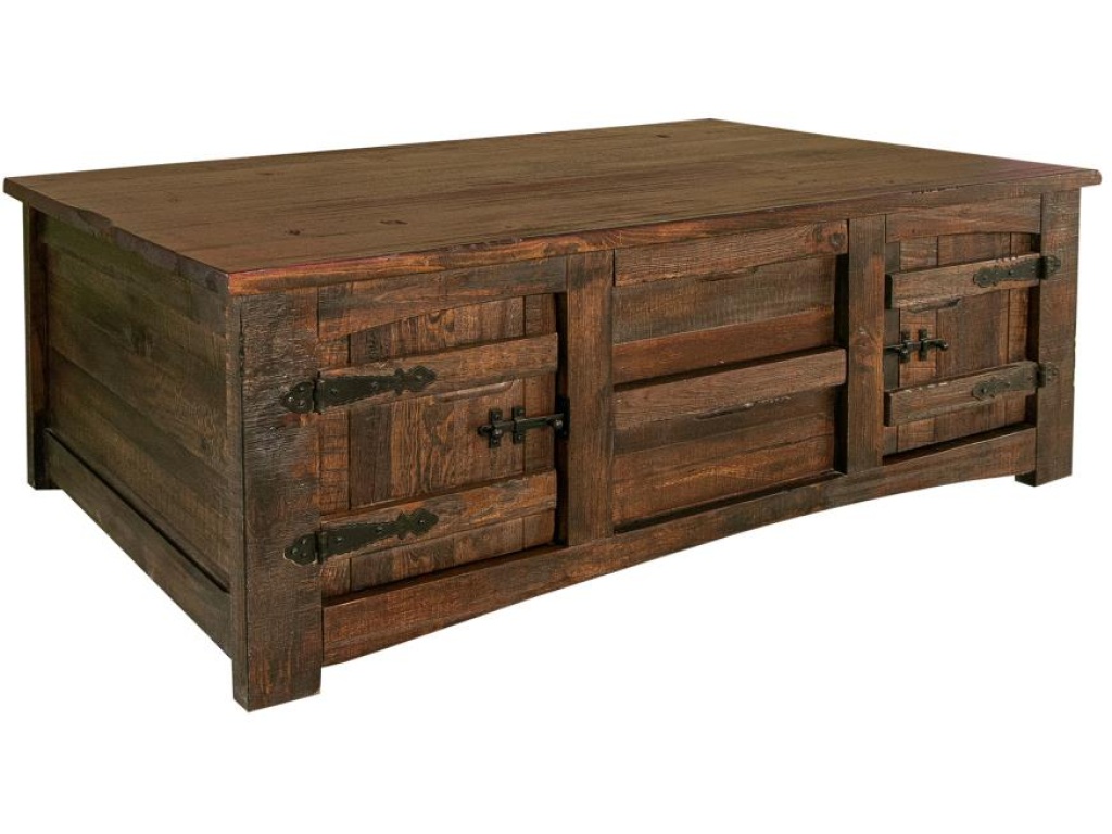 4 Drawer 4 Doors Cocktail Table - main image