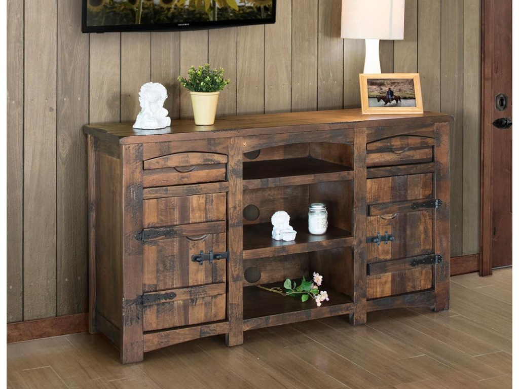 2 Doors 2 Drawer 3 Shelves 60" TV Stand - image 1