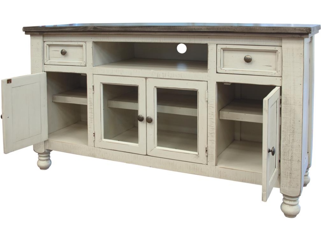 2 Drawer 4 Doors 60" TV Stand - image 2