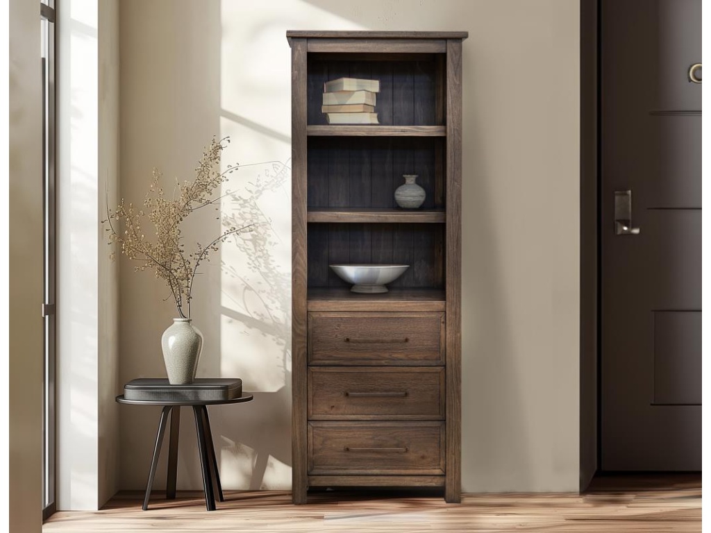 3 Drawer 3 Shelves Bookcase - image 1