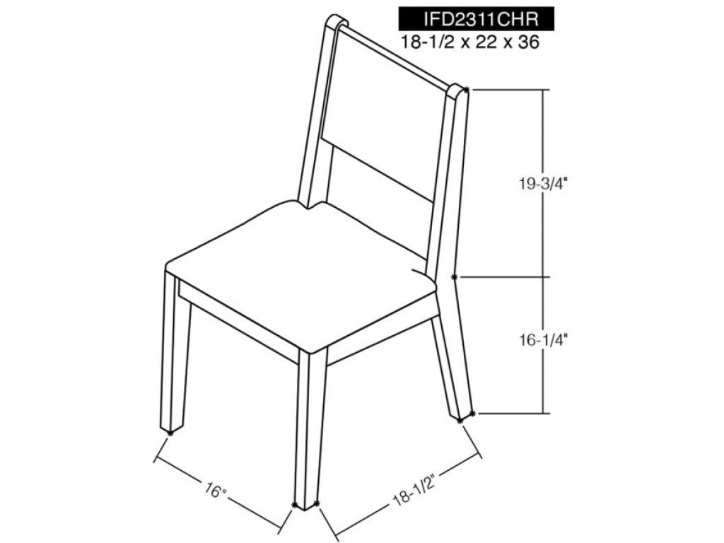 Upholstered Seat Wooden Chair - image 6