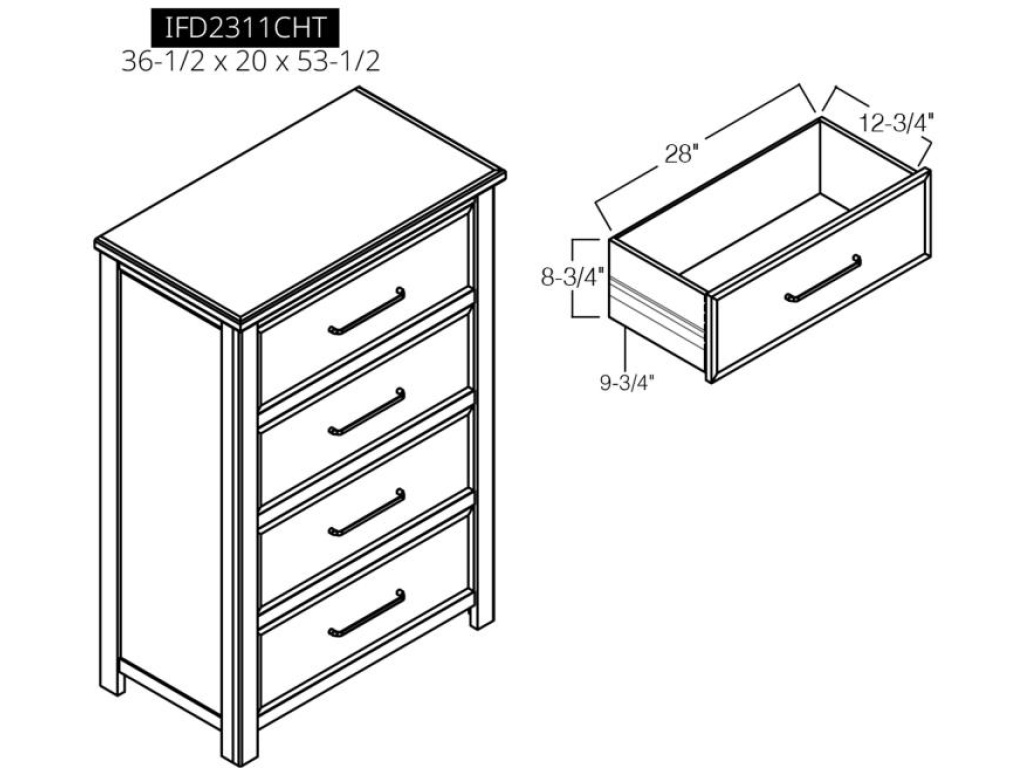 4 Drawer Chest - image 5